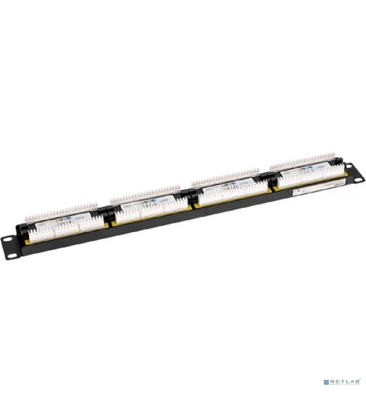 Панель коммутационная Rexant 19' PRO, 1U, 24 порта, UTP, RJ-45, CAT 6