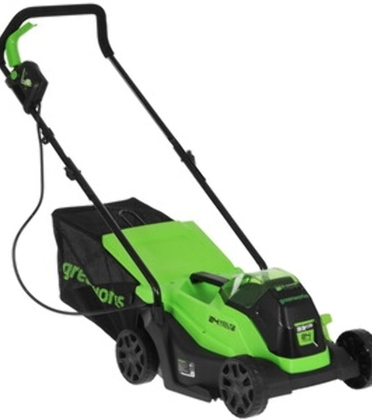 Газонокосилка аккумуляторная GreenWorks GD24LM33, 24 В, 4 Ач