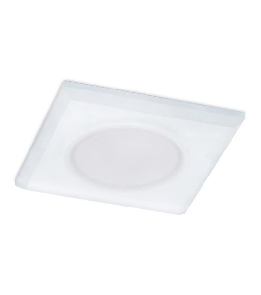 Светильник Ambrella light TN138 WH/FR белый/матовый GU5.3 90*90*25