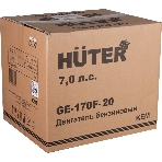 Двигатель бензиновый HUTER GE-170F-20, фото2