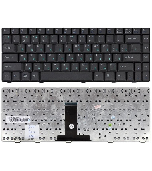 Клавиатура для ноутбука Asus F80 X82 X85 X88 F81 F81S F83SE черная