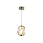 Подвесной светодиодный светильник Ambrella light LH30101 SB/TI бронза/янтарь 8W 3000K 140*140*1575, фото8