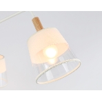 Светильник Ambrella light TR4737/3 WH/LW белый/светлое дерево E27/3 max 40W D760*350, фото8