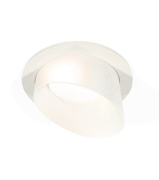 Комплект встраиваемого светильника Ambrella light XC7621046 SWH/FR белый песок/белый матовый MR16 GU5.3 (C7621, N7175)