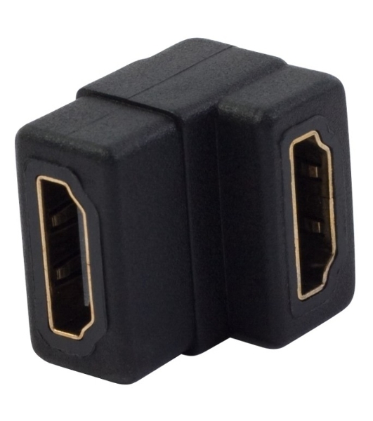 Адаптер аудио-видео HDMI (f)/HDMI (f) черный