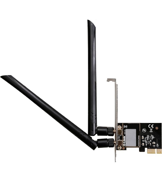 Сетевой адаптер WiFi D-Link DWA-582/RU/10/B1A DWA-582 PCI Express (ант.внеш.съем) 2ант. (упаковка 10 шт)