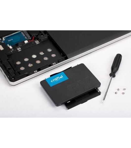 Накопитель SSD Crucial BX500, 2Tb, SATA III, 2.5', R/W 540/500