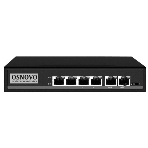 Коммутатор Osnovo SW-20600/A(80W) 6x100Mb 4PoE+ 80W неуправляемый, фото 1