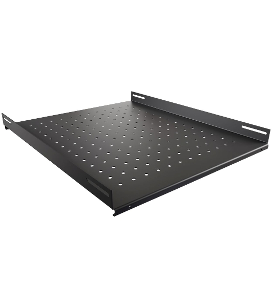 Полка стационарная NTSS NTSS-FS-H-600-BL 1U нагр.:100кг. 19' 350мм черный (упак.:1шт)