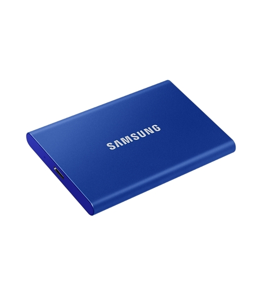 Внешний SSD Samsung T7, 2TB, USB 3.2 Gen 2 Type-C, R/W 1050/1000, синий