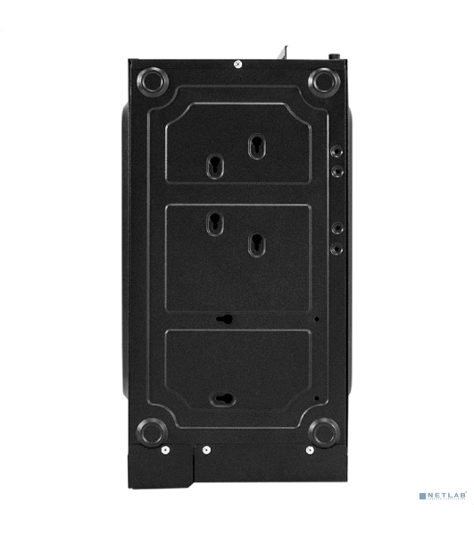 Компьютерный корпус Miditower ExeGate AA-443 (ATX, без БП, 2хUSB+HD Audio, черный)