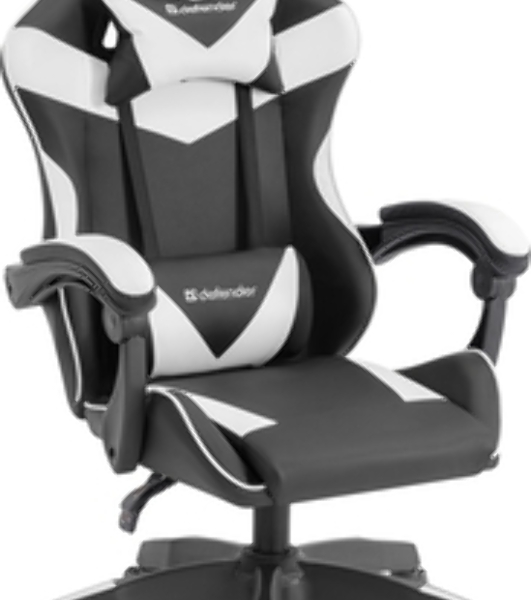 Кресло игровое Defender URANA черный/белый 64058