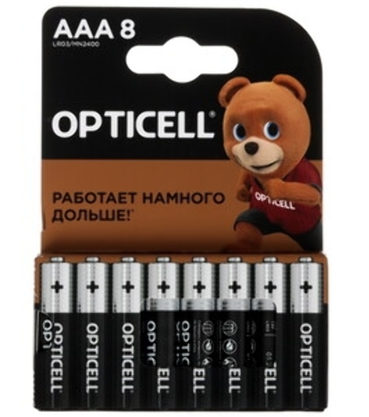 Батарея Opticell Basic LR03 AAA (4шт) блистер
