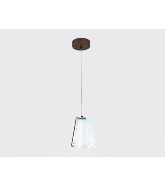 Подвесной светодиодный светильник AK4113 CF кофе 19W D150*980 (Без ПДУ)