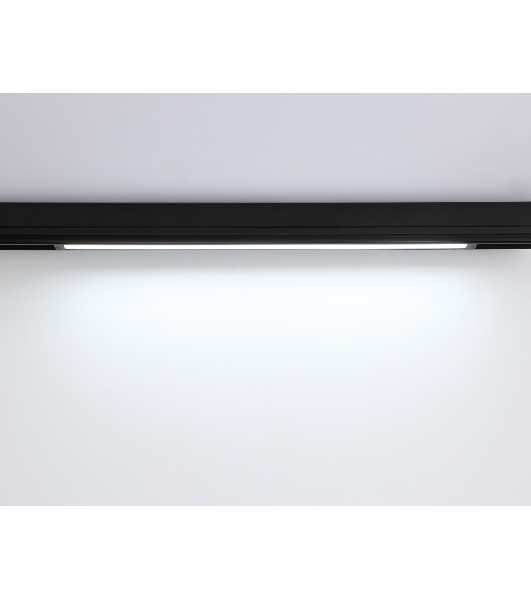 Управляемый светодиодный светильник для шинопровода Magnetic Ambrella light GL1292 BK черный IP20 24W 3000K-6400K 220V 120° 562*25*42 (Без ПДУ)