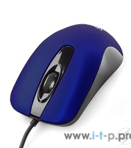 Мышь проводная Gembird MOP-400-B синий, 1000 dpi, USB, кнопки - 3