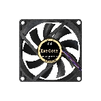 Вентилятор для корпуса ExeGate EX08015B4P-PWM черный, 80 мм, 2500 об/мин, 25 дБ, 4 pin, фото2