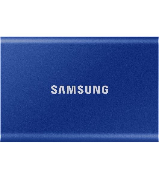 Внешний SSD Samsung T7, 1TB, USB 3.2 Gen 2 Type-C, R/W 1050/1000, синий