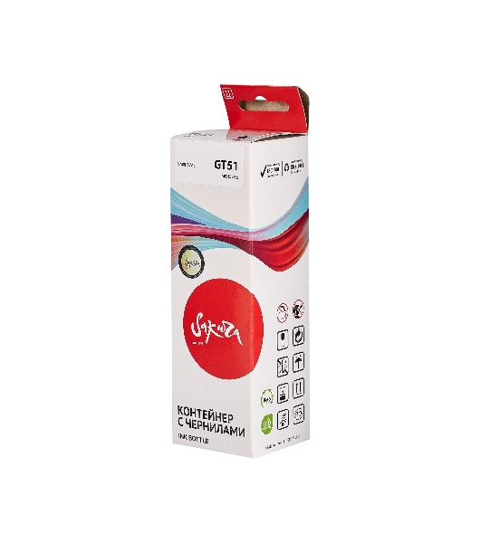 Чернила Sakura M0H57AE (№GT51 Black) для HP, черный, 90 мл., 5000 к.