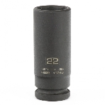 Головка ударная удлиненная шестигранная Stels 22 мм, 1/2', CrMo, фото3
