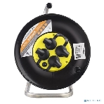 Удлинитель на катушке Perfeo без заземления 'RU POWER', PF_B4675 (40 м 4 гн с т/з 10А ПВС 2х1 IP44 (РБК16)), фото 1