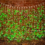 Гирлянда Neon-night 'Светодиодный Дождь' 2х1,5м, постоянное свечение, белый провод 'каучук', 230 В, диоды зеленые, 360 LED, фото2