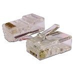 Коннектор LANMASTER RJ45 UTP 8P8C, универсальный, cat.6, 100 шт., фото3