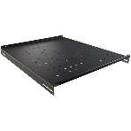 Полка стационарная NTSS NTSS-FS-H-800-BL 1U нагр.:100кг. 19' 550мм черный (упак.:1шт), фото2