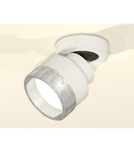 Светильник Ambrella Light XM8101040 SWH/CL белый песок/прозрачный GX53 (A2228, A2105, C8101, N8480)