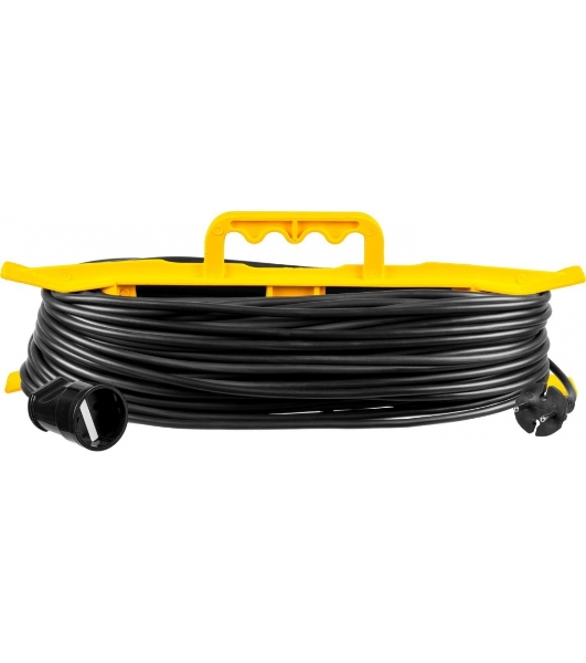 Удлинитель STAYER 'MF 207' 55018-50_z01 на рамке 50 м, 2200Вт, 1 гнездо, ПВС 2х0,75 мм2