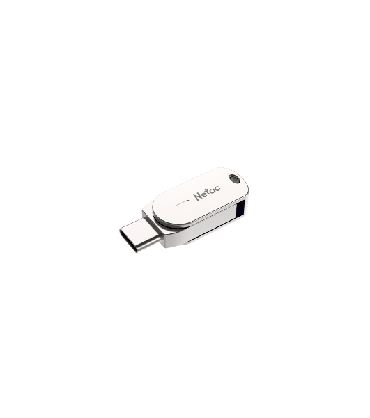 Флешка USB R/W Netac USB Drive U785C USB3.0+TypeC 64Gb, retail version