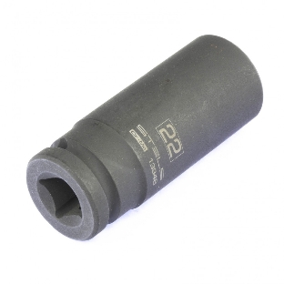Головка ударная удлиненная шестигранная Stels 22 мм, 1/2', CrMo