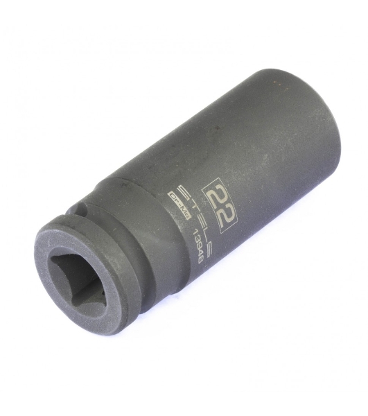 Головка ударная удлиненная шестигранная Stels 22 мм, 1/2', CrMo