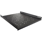 Полка стационарная NTSS NTSS-FS-H-800-BL 1U нагр.:100кг. 19' 550мм черный (упак.:1шт), фото 1