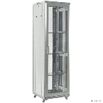 Шкаф телекоммуникационный Rexant напольный 19' 42U 800×800мм, дверь стекло, разборный, серый (RAL 7035), фото3