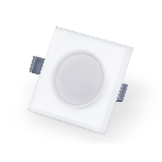 Светильник Ambrella light TN138 WH/FR белый/матовый GU5.3 90*90*25, фото 1