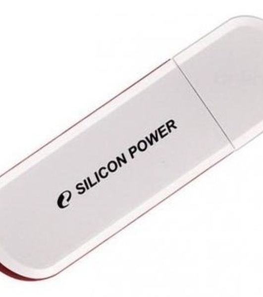 Флешка USB Silicon Power R/W 64Gb LuxMini 320 SP064GbUF2320V1W USB 2.0 белый