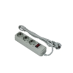 Сетевой фильтр ExeGate EX221177RUS SP-3-1.8G (3 розетки, 1.8 м, евровилка, серый), фото 1