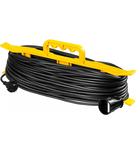 Удлинитель STAYER 'MF 207' 55018-50_z01 на рамке 50 м, 2200Вт, 1 гнездо, ПВС 2х0,75 мм2