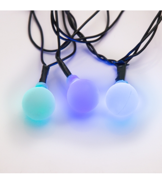 Гирлянда Neon-night Шарики Ø 18 мм, 5 м, темно-зеленый ПВХ, 30 диодов, цвет RGb