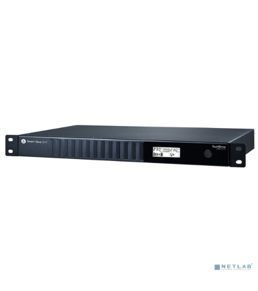 Источник бесперебойного питания Systeme Electriс Smart-Save SMT, 750VA/450W, RM 1U, Line-Interactive, LCD, Out: 230V 4xC13, SNMP Intelligent Slot, USB, RS-232