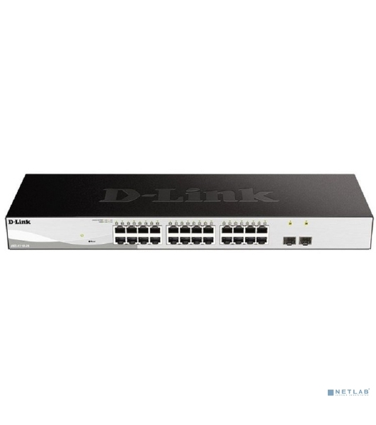 Коммутатор D-Link DGS-1210-26/F3A, 24×1 Гбит/с + 2×1 Гбит/с SFP, настраиваемый