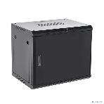 Шкаф коммутационный Rexant настенный 12U 600x600 мм пер. дв. металл черный, фото3