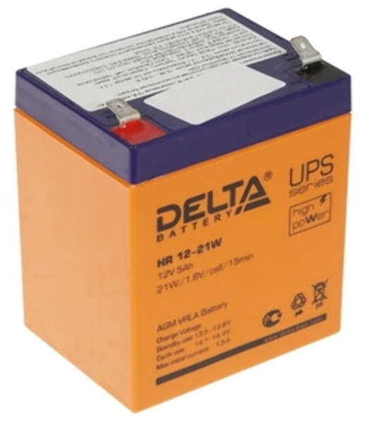 Батарея для ИБП Delta HR 12-21W (12V, 5Ah)