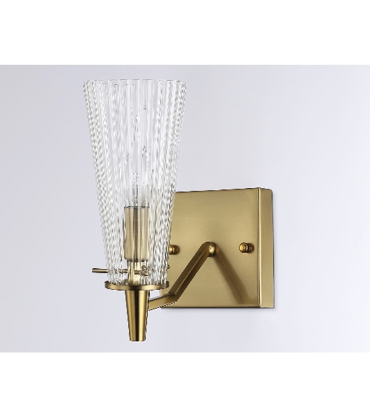 Светильник Ambrella light TR3236 BS/FR латунь/белый матовый E14 max 40W 250*120*210