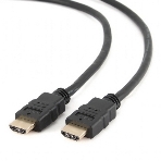 Кабель Cablexpert HDMI CC-HDMI4-6, 19M/19M, v2.0, медь, позол.разъемы, экран, 1.8м, черный, пакет, фото 1