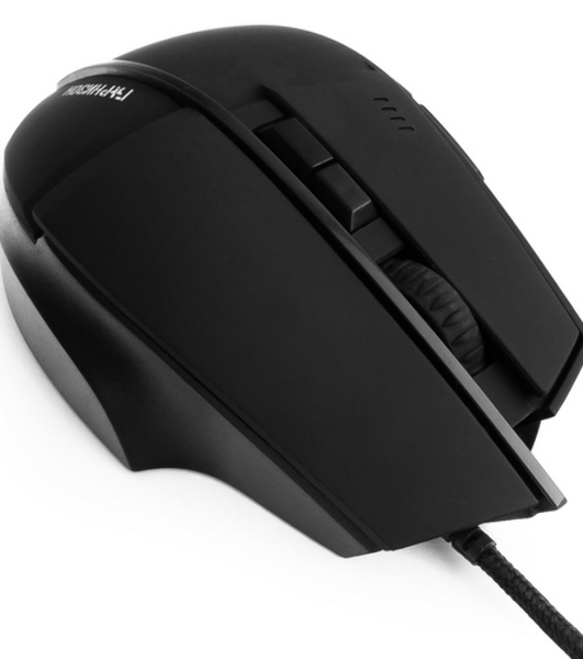 Мышь проводная Гарнизон GM-740G черный, 3200 dpi, USB, кнопки - 7