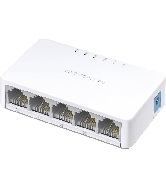 Коммутатор Mercusys MS105, 5 портов Ethernet 100 Мбит/с