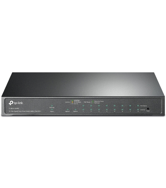 Коммутатор TP-Link TL-SG1210MPE Easy Smart 10-портовый гигабитный с 8 портами PoE+