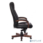 Кресло Бюрократ T-9923WALNUT/BLACK черный, кожа, фото23